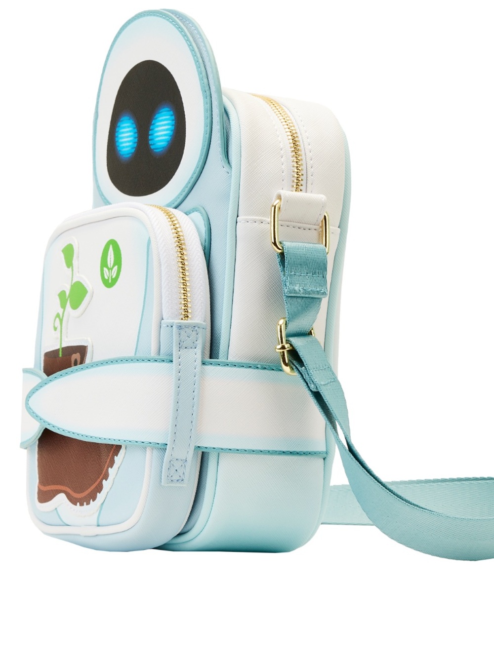 NWOT Loungefly Disney Wall-E “Eve” Crossbody Bag - Picture 5 of 9